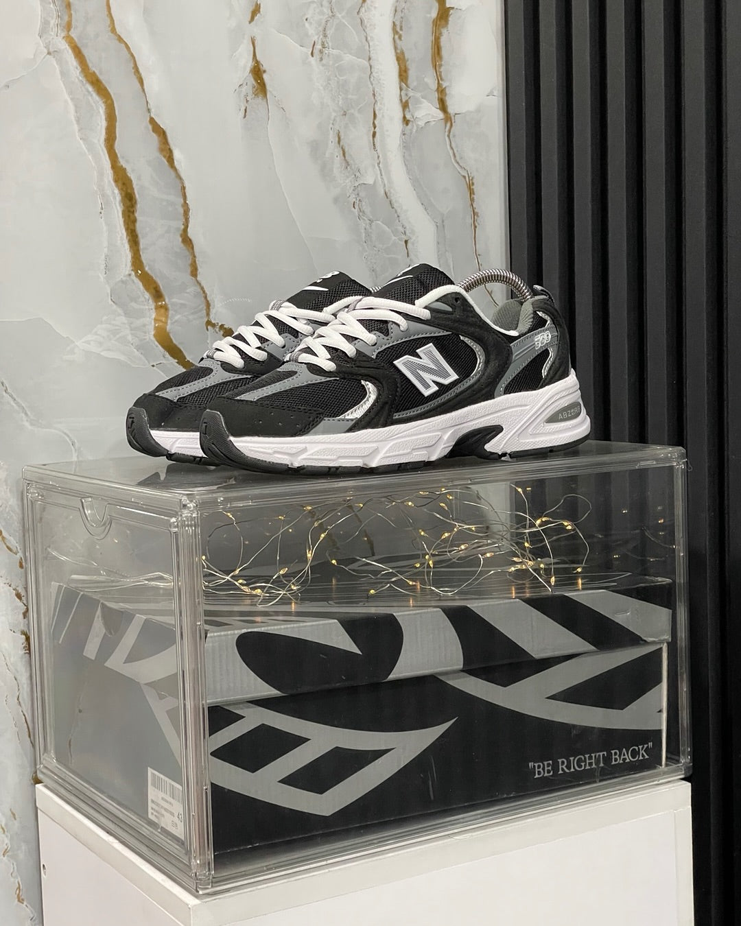 New Balance 2002R Black & White