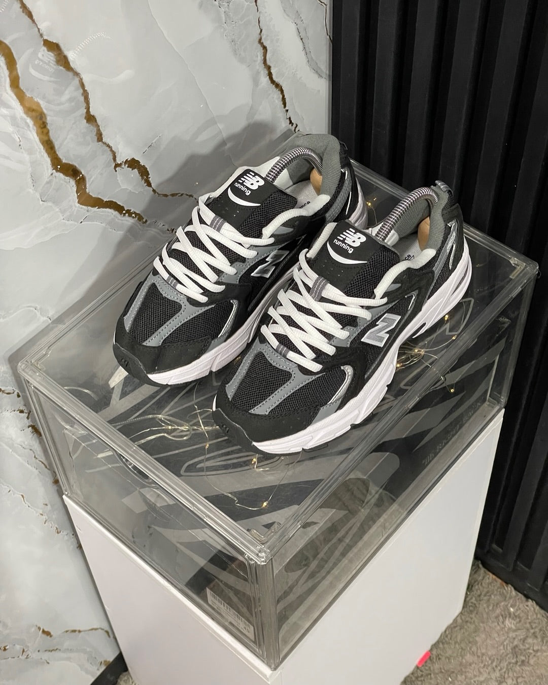 New Balance 2002R Black & White